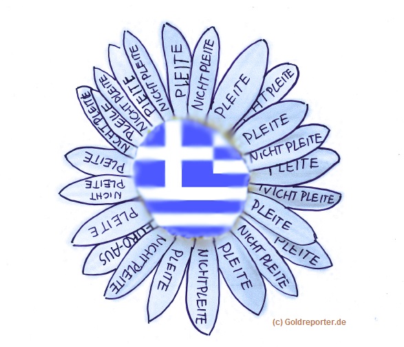 Griechenland Blüte blau