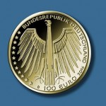 1oo Euro Goldmuenze Regensburg vorn