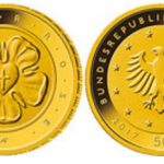Goldmünze Lutherrose