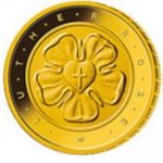 Goldmünze Lutherrose Bild