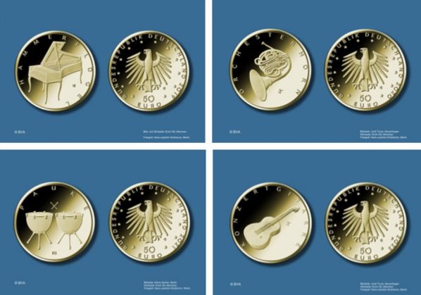 50-Euro-Goldmünzen