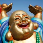 chinesische Goldfigur