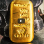 Goldbarren-Schmieden