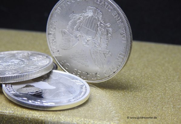 Silber, Silbermünzen, Mehrwertsteuer, Differenzbesteuerung (Foto: Goldreporter)