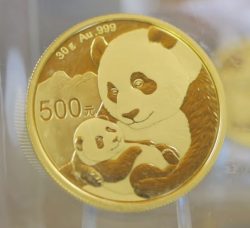 Gold, China Panda