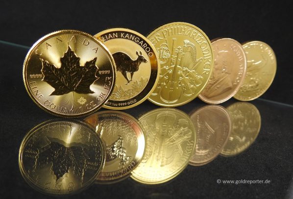 Goldmünzen, Gold kaufen (Foto: Goldreporter)