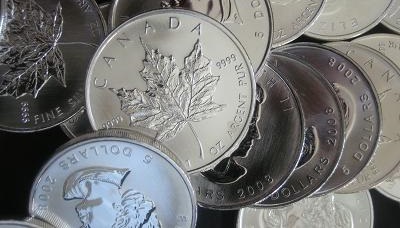 Silbermünzen, Maple Leaf (Foto: Goldreporter)