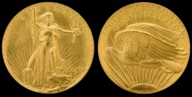 Goldmünze, Double Eagle, Auktion