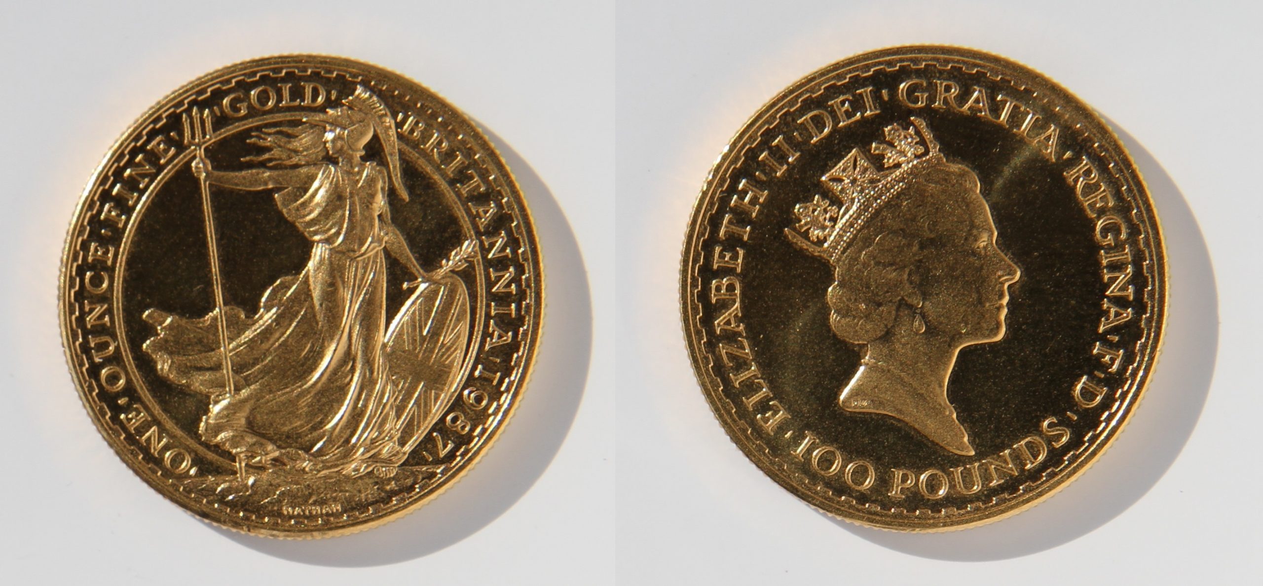 Goldmünze Britannia