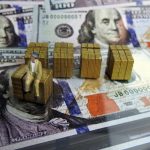 Sitzer-Dollar-Goldbarren