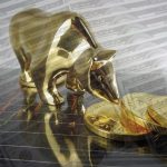 Goldpreis-Bär-Dollar