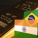 Goldreserven-Indien-Brasilien