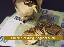 Goldmünzen, Euro, Edelmetall, Handel, Goldpreis (Foto: Goldreporter)