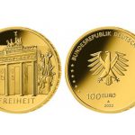 Goldmünze-Freiheit-Aufmacher