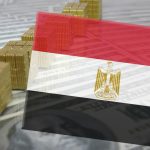 Ägypten-Barren-Flagge