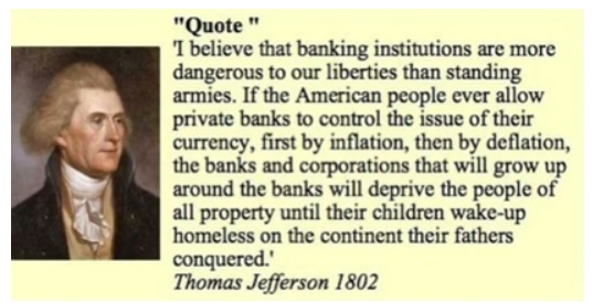 Jefferson, Banken, Gefahr