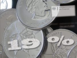 Silbermünzen, Steuer, BMF (Foto: Goldreporter)