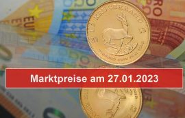 Gold kaufen, Goldmünzen, Krügerrand (Foto: Goldreporter)
