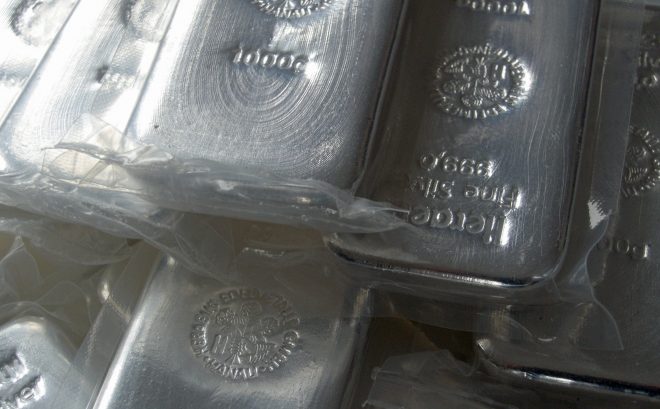 Silber, Silberbarren, JP Morgan, Banken (Foto: Goldreporter) 