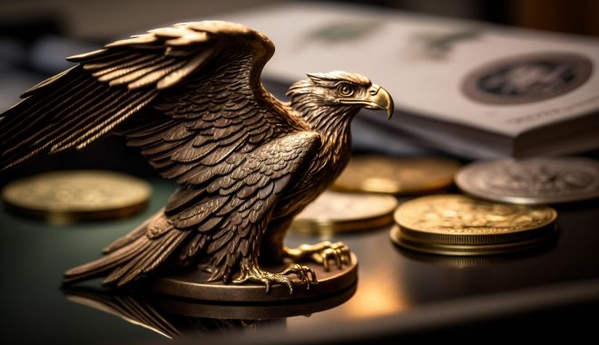 Gold, Eagle, Goldmünzen (Bild: Goldreporter @midjourney)