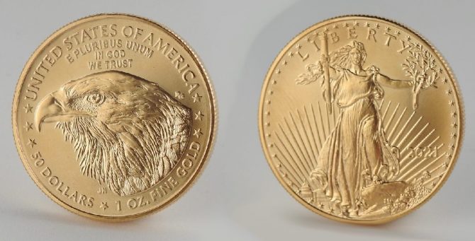 Gold, Goldmünze, American Eagle (Foto: Goldreporter)