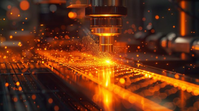 Gold-Folie im Experiment – das Edelmetall bleibt selbst bei 19.000 Grad kristallin