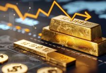 Goldbarren vor Chart – Symbolbild für Terminmarkt-Dynamik beim Goldpreis.