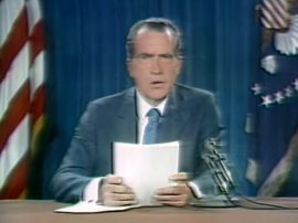 Goldstandard endet am 15. August 1971 mit der TV-Ansprache von Richard Nixon. 