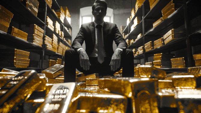 Symbolbild für Marktspannung und Goldpreis-Entwicklung