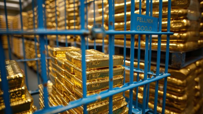 35 Tonnen Gold bei der Federal Reserve in Manhattan ausgebucht, Tresor-Symbolik
