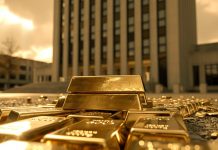 Goldbarren vor Regierungsgebäude – Diskussion um Goldverkäufe von Zentralbanken