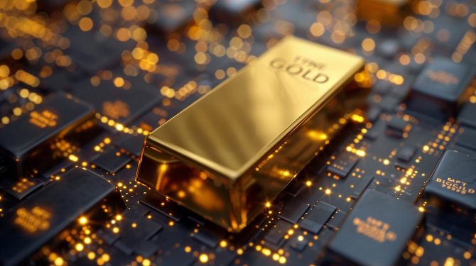 Tether verbindet Krypto-Technologie mit Gold – Symbolbild für digitale Goldreserven