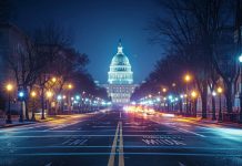 US-Kapitol während eines teilweisen Government Shutdowns