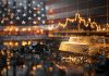 Goldpreis reagiert auf starke US-Wirtschaftsdaten vor US-Flagge