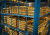 Goldbarren im Fed-Tresor New York – Zentralbanken verlagern Reserven